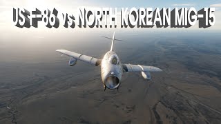 Korean War F86 vs Mig15 [upl. by Jereme]