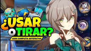 ¡¿COMO SABER QUE ARTEFACTOS USAR Guía Completa 15 Artefactos Ornamentos  Honkai Star Rail [upl. by Baudin]