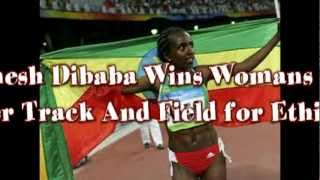 Tirunesh Dibaba wins the womens 10000 m [upl. by Duky269]