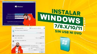 Instalar cualquier versión de Windows sin dvd ni usb modo legacy mediante WinNTSetup [upl. by Enyahs]