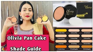 अपनी Skintone के हिसाब से कोनसा Shade खरीदे  Olivia Pan Cake Shade Guide  Reena Tanwar [upl. by Guenna]