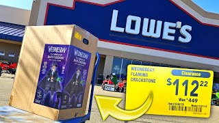 AWESOME HALLOWEEN CLEARANCE AT LOWES AND HOME DEPOT [upl. by Lesiram]