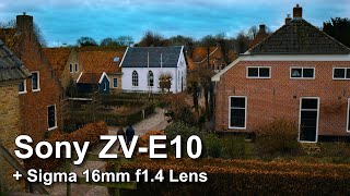 Sony ZV E10 l Sigma 16mm f14 l Cinematic Footage [upl. by Aizahs]