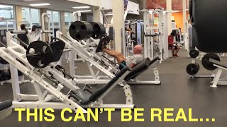 OLD MAN LOST HIS MIND AT THE GYM [upl. by Nilved]