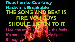 Courtney Hadwin Breakable  Reaction [upl. by Boser503]