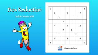 The Sudoku Trick All Expert Solvers Know  Box Reduction Technique  Sudoku tricks  Sudoku Tutorial [upl. by Decato]