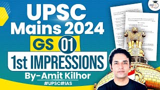 UPSC GS Paper 1 Mains 2024 Analysis  UPSC Mains 2024  Geography Society History  StudyIQ [upl. by Eenel564]