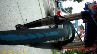 Sr Suntour XCR Air Suspension Fork Review and road ride in the city of new york [upl. by Meagher]