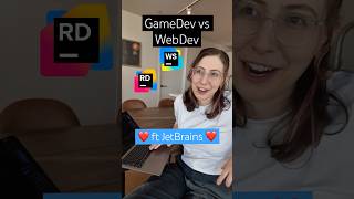 Game Dev vs Web Dev ft JetBrains [upl. by Tamma]