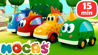 Cante com os carros Mocas Desenho animado em português Animação com música infantil [upl. by Allegra]