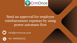 Send an approval for employee reimbursement expenses by using power automate flow [upl. by Jaan40]