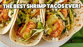 Your New Favorite Shrimp Tacos [upl. by Sueaddaht]