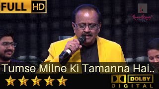 S P Balasubrahmanyam sings Tumse Milne Ki Tamanna Hai  तुमसे मिलने की तमन्ना from Saajan 1991 [upl. by Raskind]