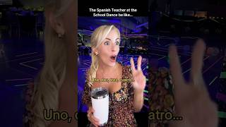 ¿CÓMO WHAT 😳🤯 🇪🇸 spanish learnspanish lyrics reaction comedy iknowyouwantme teachers [upl. by Whitebook]