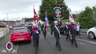 Cloughfern Young Conquerors Flute Band Easter Monday 010424 [upl. by Dunc]