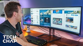 Is Super Ultrawide Too Wide Philips 499P9H Full Review  The Tech Chap [upl. by Ecirtaemed]