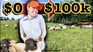 HOW I BUILT A 100K FARM BUSINESS IN 3 YEARS StepbyStep  Ranching Profit Sheep Farming Dorper [upl. by Rolyt922]