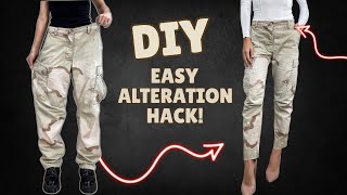 Alteration HACK for Beginner Sewers How To Alter Your Pants DIY with Orly Shani [upl. by Cudlip]