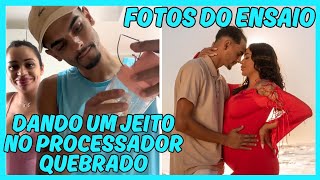 BRUNA DINIZ Matheus mostra como fez o processador funcionar mais fotos do ensaio gestante [upl. by Aneeras4]