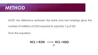 Determination of saponification Value [upl. by Garlaand]