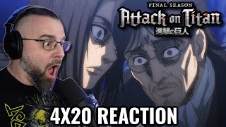 ATTACK ON TITAN 4X20 REACTION Memories from the future Shingeki No Kyojin [upl. by Kauppi]