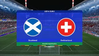 SZKOCJA  SZWAJCARIA EURO 2024  SYMULACJA [upl. by Ardnaxela]