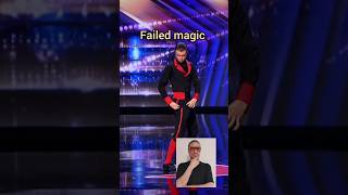 The best worst magician in AGT America GOT talent short magic viralvideo funny [upl. by Ahtnamas]