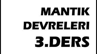 Mantık Devreleri 3Ders Sayı Sistemleri [upl. by Livvyy]