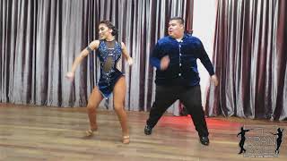 David amp Lyliana LA MG Dance at the Baila Con Gusto Night on February 15 2018 [upl. by Enetsirk]