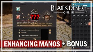 Black Desert Online  Enhancing Manos Tool  Bonus Clips [upl. by Eniagrom758]