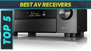 Top 5 Best AV Receivers in 2023 [upl. by Fransen]