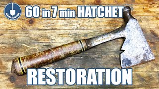 Quick 60 min Hatchet Restoration in under 7 min  Estwing Roofing Hatchet [upl. by Aiek663]