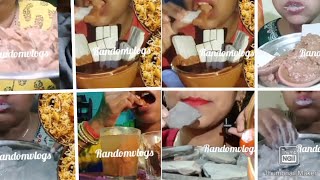 ASMR foryou mukbang Mixedcrunchoddlysatisfying crunch edit [upl. by Alul]