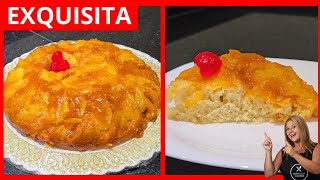 ✅ ¡SIN HORNO ¡La MEJOR TARTA de MANZANA ACARAMELADA que comerás 😲 Ligera y Esponjosa [upl. by Ettelimay]