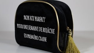 Mon kit parfait pour une semaine de relâche en première classe [upl. by Oirazan884]