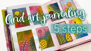 Grid art journaling for beginners [upl. by Uehttam]