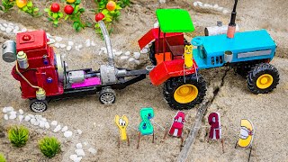 DIY Mini Tractor Agricultural Water Pump for Fruit Trees Modern Agricultural Tractors [upl. by Laban106]