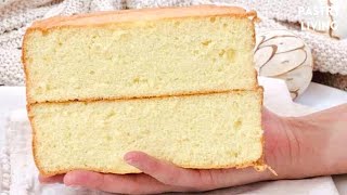 FLUFFY Vanilla Sponge Cake Recipe  The BEST Genoise Sponge Cake [upl. by Fagaly379]