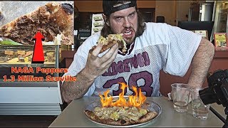 Trying To Eat One Of The Worlds SPICIEST Pizzas Doesnt Go As Planned  LA BEAST [upl. by Neo]