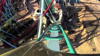 Shambhala HD POV new BampM Hypercoaster PortAventura 2012 and offride [upl. by Regdirb]