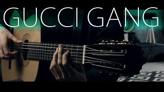 Lil Pump  Gucci Gang ⎪Fingerstyle guitar cover [upl. by Ynatsyd48]