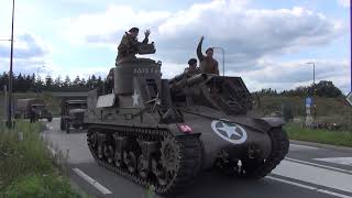 80 years Liberation Task Force parade in Valkenswaard Netherlands Doortocht bevrijdingstocht [upl. by Cointon]