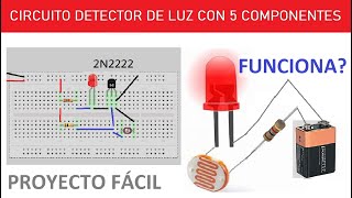 Luz automatica nocturna fácil de hacer [upl. by Brittaney]