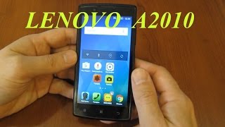 Lenovo A2010 Обзор смартфона Характеристики Игры [upl. by Auqenahs]