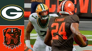 Packers vs Browns l 2024 Preseason Week 1 Madden 25 Rosters l Madden 24 PS5 Simulation [upl. by Lilllie]