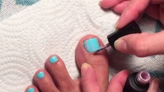 gel toenails using sensationail [upl. by Schalles]