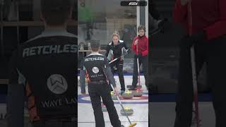 Rob Retchless  ShotOfTheMatch 🥌🇧🇪 curling [upl. by Prager]