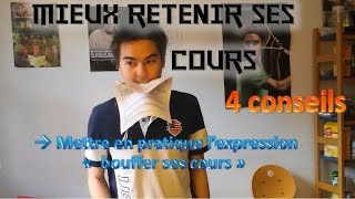 MIEUX RETENIR SES COURS 4 conseils [upl. by Adnahc]