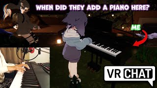 THEY DIDNT KNOW I WAS THE PIANO  VRChat Piano Moments [upl. by Wilmette]