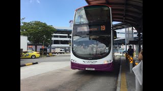 SBST Bus Service 19 SG5321D Police Pass Off → Tampines Int [upl. by Lebasy939]